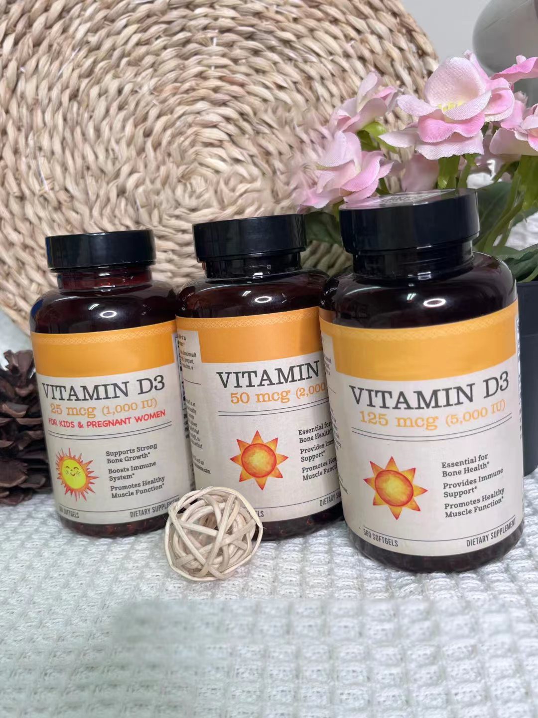 Vitamin D3 soft capsules3 Vitamin D3 soft capsules3